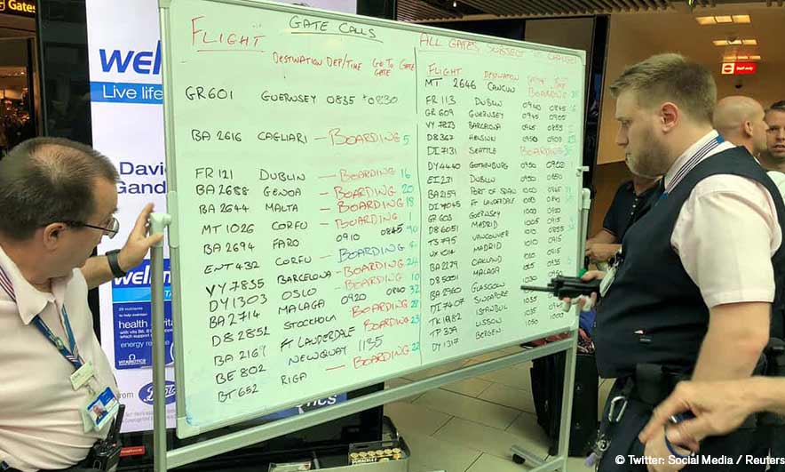 Insight - Fibre cable failure at Gatwick Airport