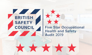 Achieving British Safety Council BSC 5 star status 2019