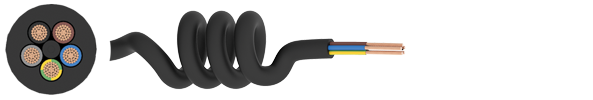 Curly Flex PVC Cable