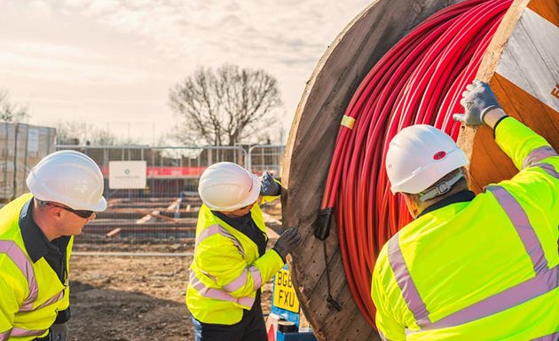 cables de alimentación de servicios públicos