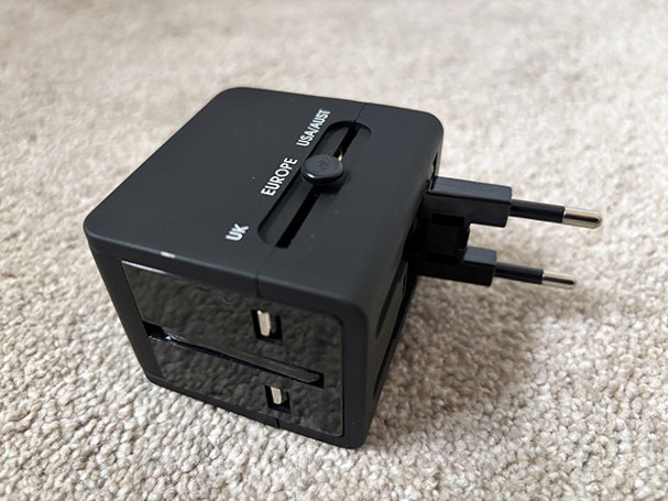 A multi charger to use in different countries with different voltages