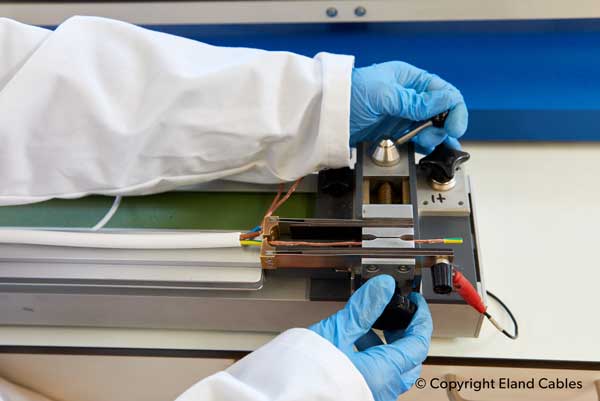 Testing electrical conductivity and conductor resistance