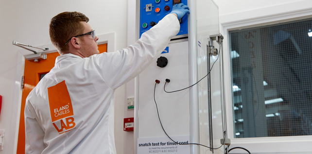 Cable Snatch Testing performed in The Cable Lab