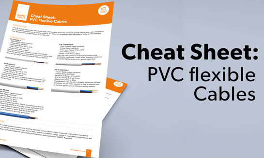 Cheat Sheet PVC Cables