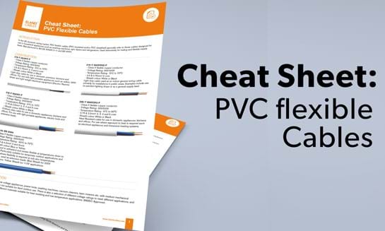 Cheat Sheet PVC Cables