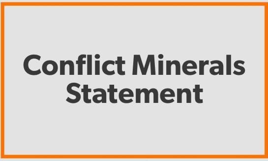 Conflict Minerals Statement