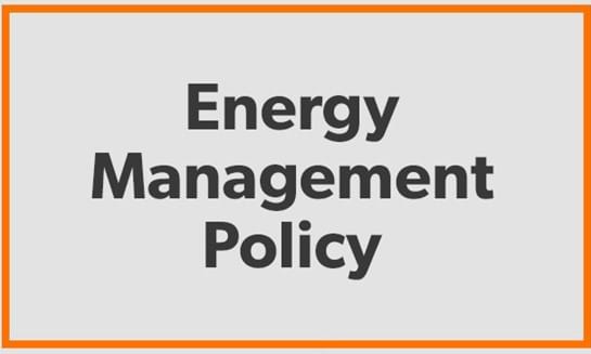 Energy Management Policy