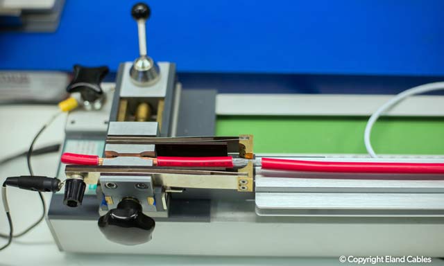 Insulation of silicone for fire resistant cables